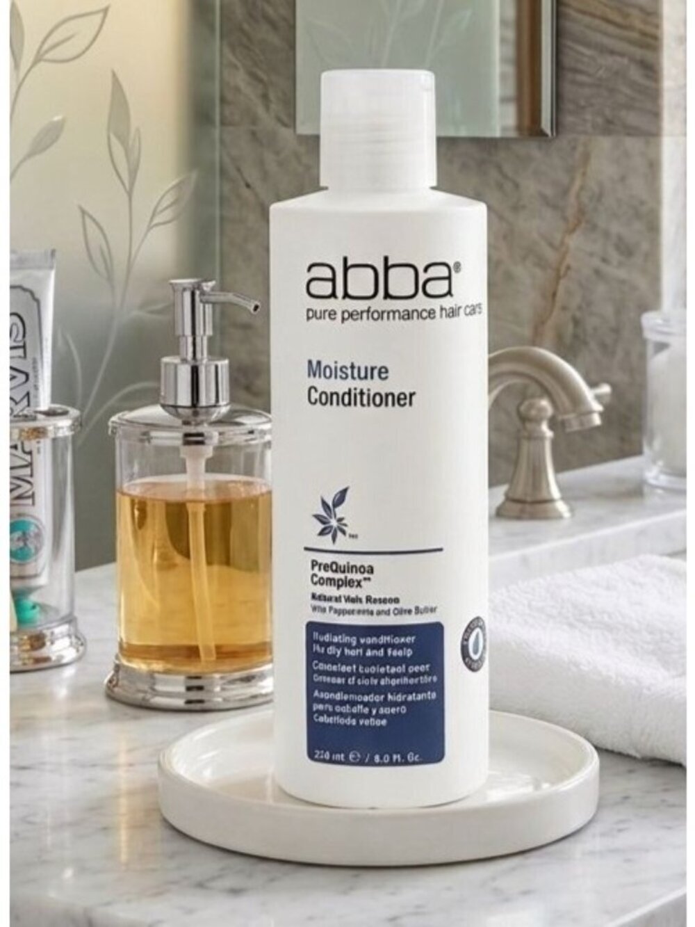 New - Abba Pure Performance Hair Care Moisture Conditioner, 8.0 fl oz